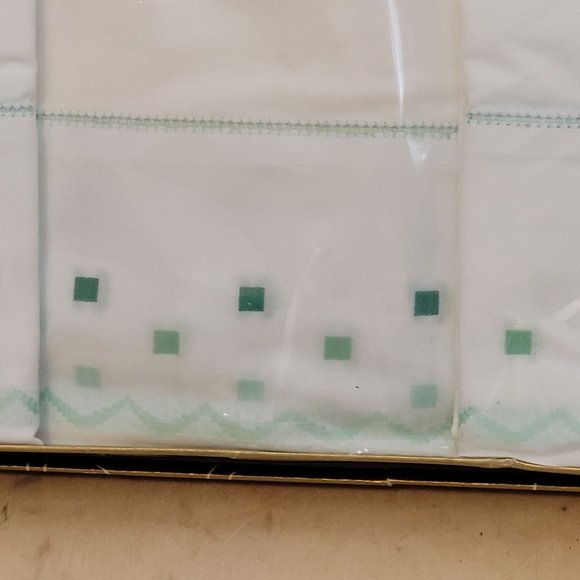 Dan River Combed Percale Sheet Set Double Flat Sheet 2 Pillow Cases Original Box - Picture 5 of 14